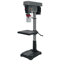 JET J-2550, 20" Floor Model Step Pulley Drill Press (1 HP, 1 Ph., 115/230V)