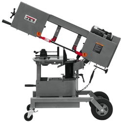 JET HVBS-10-DMWC, Portable Dual Mitering Bandsaw with Coolant System