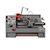 JET GH-1640ZX, 16" x 40" Lg. Spindle Bore Gear Head Lathe (10-HP, 230V 3 PH.)