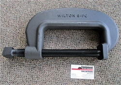 Wilton 8-FC, *Surplus 8 In. "0 Series" Heavy-Duty Bridge C-Clamp (0 - 8" Opening, 3-7/8" Depth)